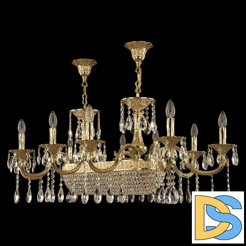 Подвесная люстра Bohemia Ivele Crystal 72153/10/250/600 G