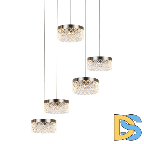 Подвесной светильник Delight Collection MD21020075 MD21020075-5A satin nickel