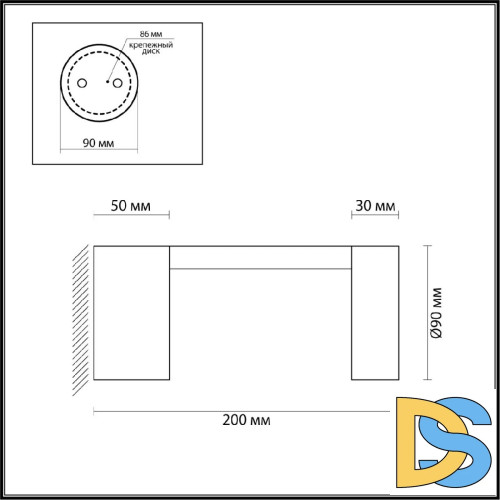 Уличный настенный светильник Odeon Light Tion 6657/10WL