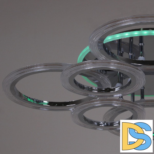 Потолочная люстра Reluce 09812-3.3-4+4D CR (RGB)