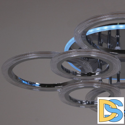 Потолочная люстра Reluce 09812-3.3-4+4D CR (RGB)