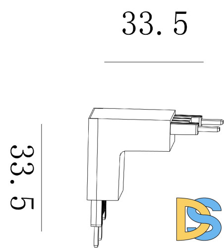 Коннектор SWG PRO CN-SLIM-BL-TL 022068