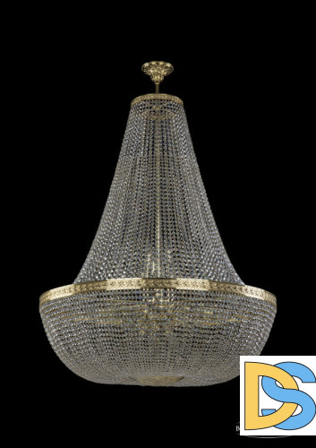 Люстра на штанге Bohemia Ivele Crystal 19051/H2/100IV G