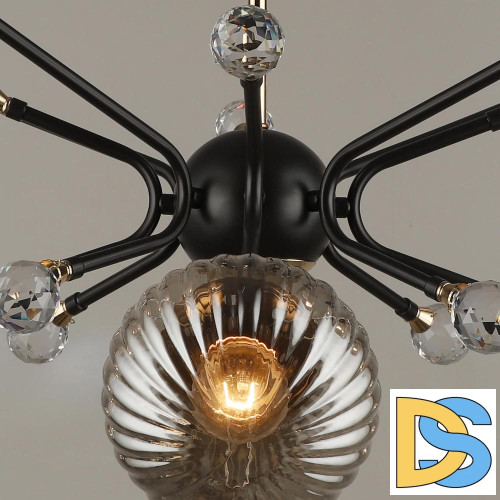 Люстра на штанге Reluce 04901-0.3-08 COFFEE+FGD