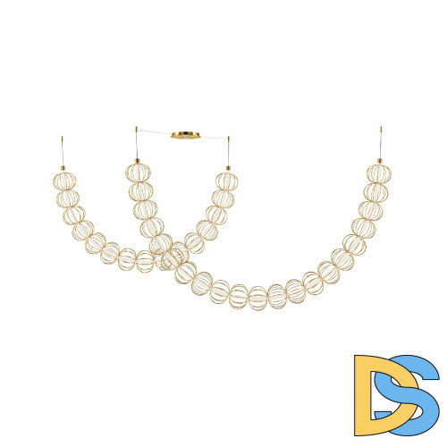 Подвесная люстра Maytoni Golden Cage MOD216PL-L55G3K