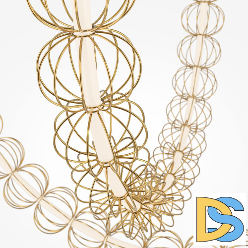 Подвесная люстра Maytoni Golden Cage MOD216PL-L55G3K