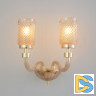 Бра Crystal Lux SILVESTRO AP2 AMBER