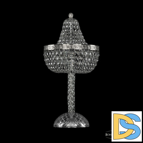 Настольная лампа Bohemia Ivele Crystal 19111L4/H/25IV Ni