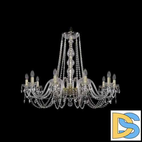 Подвесная люстра Bohemia Ivele Crystal 1402/10/360 G