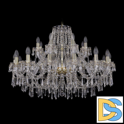 Подвесная люстра Bohemia Ivele Crystal 1403/16+8/360 G