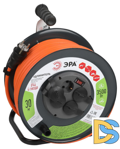 Удлинитель силовой Эра RMx-4es-3x2.5-30m-IP44 Б0052920