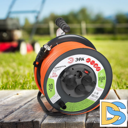 Удлинитель силовой Эра RMx-4es-3x2.5-30m-IP44 Б0052920