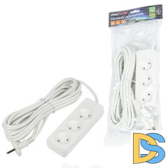 Удлинитель бытовой Uniel Ultra S-CU3-5 WHITE UL-00009984