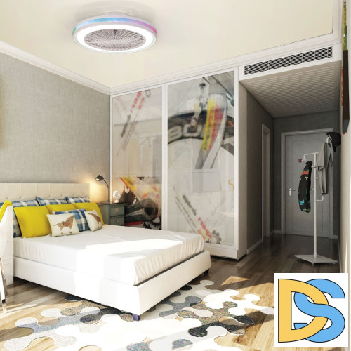 Потолочная люстра-вентилятор Mantra Gamer 8291