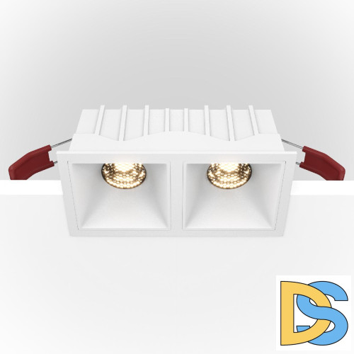 Встраиваемый светильник Maytoni Technical Alfa LED DL043-02-10W3K-D-SQ-W