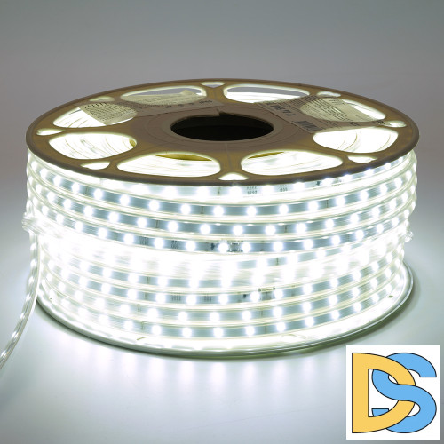 Светодиодная лента Saffit SST20 220В 6Вт/м 6500К 50м IP65 55245