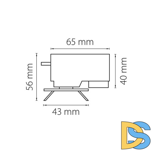 Адаптер для шинопровода Lightstar Asta 592026