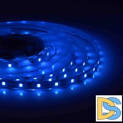 Светодиодная лента Apeyron 12В СТ 4,8Вт/м smd3528, 60д/м IP20 5м синяя 00-01