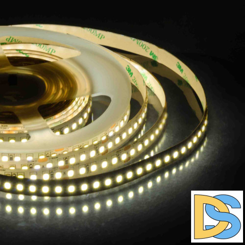 Светодиодная лента Apeyron 24В ПРО 18Вт/м smd2835 168д/м IP20 2000Лм/м 5м 3000К 00-301