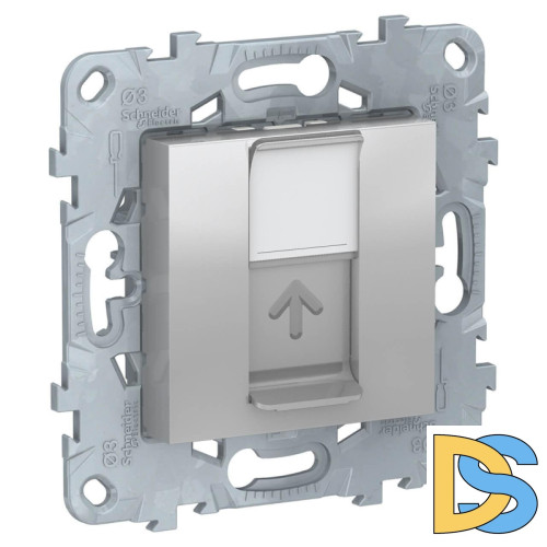 Розетка компьютерная RJ45 Schneider Electric Unica New Cat. 6 UTP NU541530