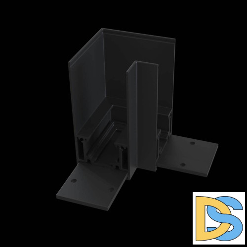 Угловой коннектор Maytoni Accessories for tracks TRA004CL-21B