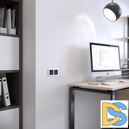 Рамка на 2 поста Werkel Acrylic (белый) W0022701