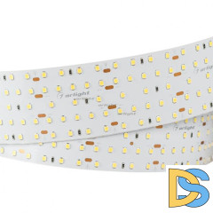Светодиодная лента Arlight S2-2500 24V Warm 3000K 52mm (2835, 420 LED/m, LUX) 021205