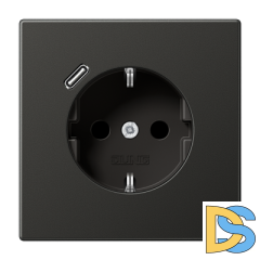 Розетка 2K+З USB Typ C Jung AL1520-18CAN