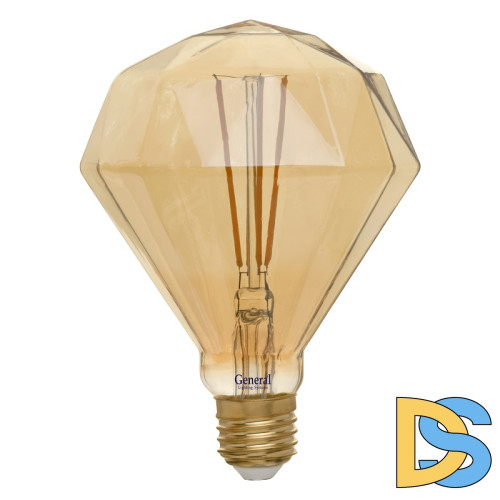 Филаментная светодиодная лампа General GLDEN-BS-10-230-E27-2700 655319