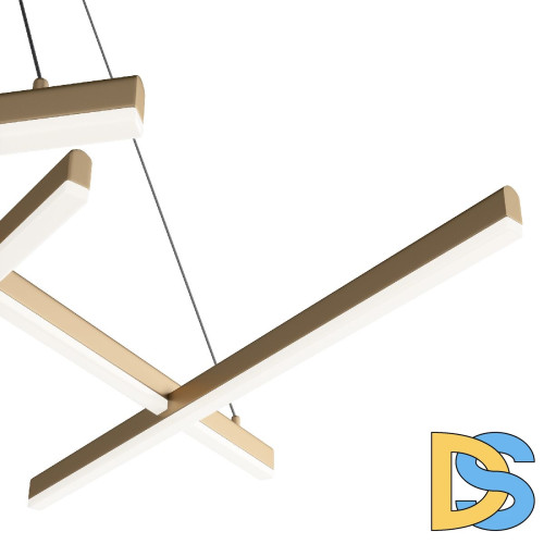 Подвесная люстра Maytoni Line MOD016PL-L80GK