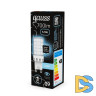 Лампа светодиодная Gauss G9 5,5W 4100К прозрачная 107009206
