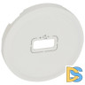 Лицевая панель Legrand Celiane розетки USB белая 068253