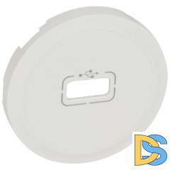 Лицевая панель Legrand Celiane розетки USB белая 068253