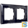 Рамка на 2 поста (черный) W0021208