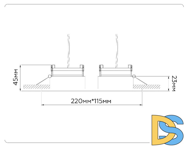 Встраиваемый светильник Ambrella Light GX Standard Tech Techno Spot TN51920