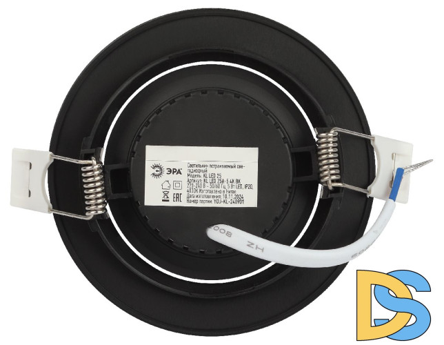 Встраиваемый светильник Эра KL LED 25A-5 4K BK Б0068180