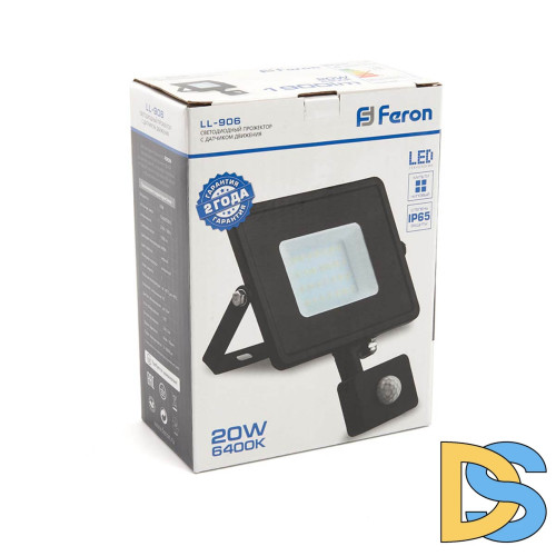 Светодиодный прожектор Feron с датчиком LL906 29556