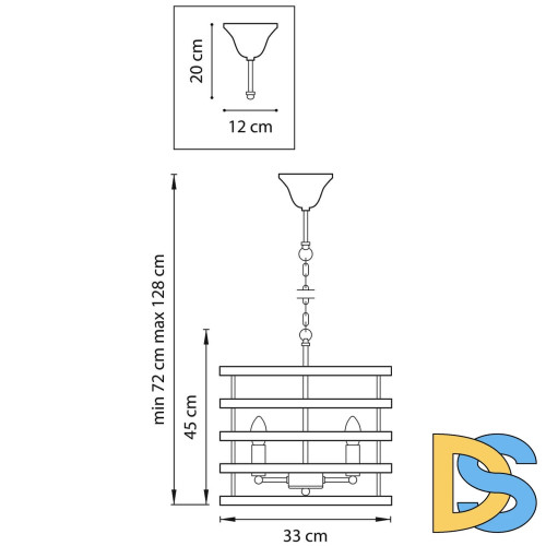 Подвесная люстра Lightstar Epsilon 735030