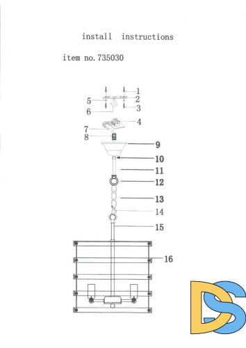 Подвесная люстра Lightstar Epsilon 735030