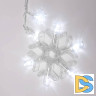 Светодиодная гирлянда (11129) Uniel занавес 220V белый ULD-E2706-100/DTA White IP20 SNOWFALL