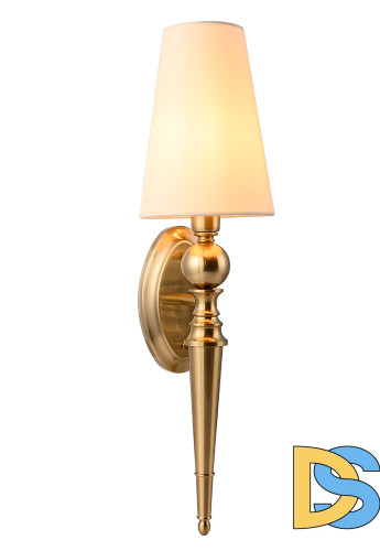 Бра Crystal Lux PER AP1 BRASS/BEIGE