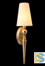 Бра Crystal Lux PER AP1 BRASS/BEIGE