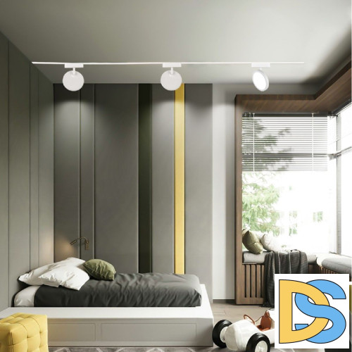 Трековый магнитный светильник Reluce 13008-9.3-001UR magnetic LED9W BK