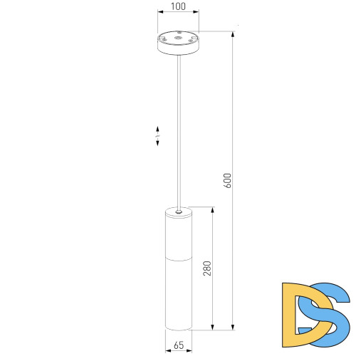 Уличный подвесной светильник Elektrostandard Glas 5602 TECHNO серый 4690389193552 a062781