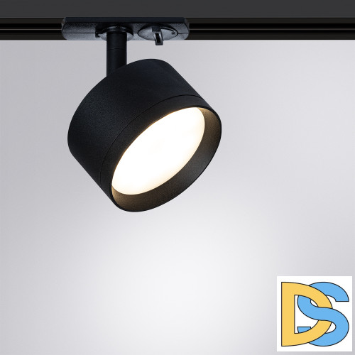 Трековый однофазный светильник Arte Lamp Intercrus A5547PL-1BK