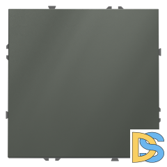 Проходной переключатель встраиваемый VOLTUM S70 одноклавишный 10А, (титан)