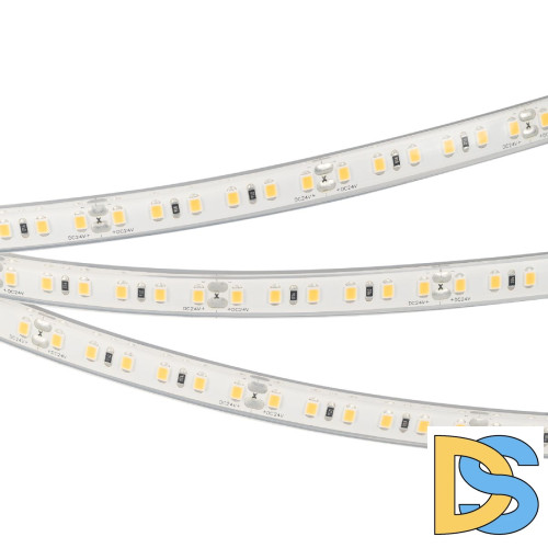 Светодиодная герметичная лента Arlight RTW-PU-A120-10.5mm 24V Warm3000 (16.8 W/m, IP68, Wire 2m, 5m) 029043(3)