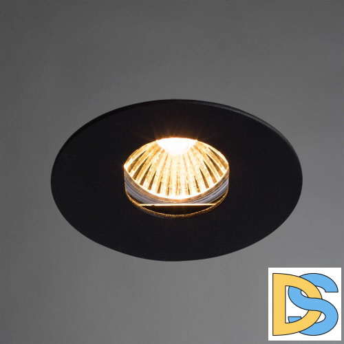 Встраиваемый светильник Arte Lamp Accento A3219PL-1BK