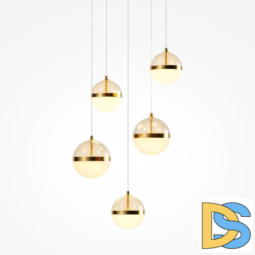 Каскадная люстра Maytoni Area MOD295PL-L60BBS3K