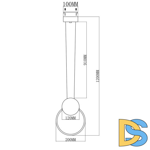 Подвесной светодиодный светильник Moderli Yumi V5020-1PL
